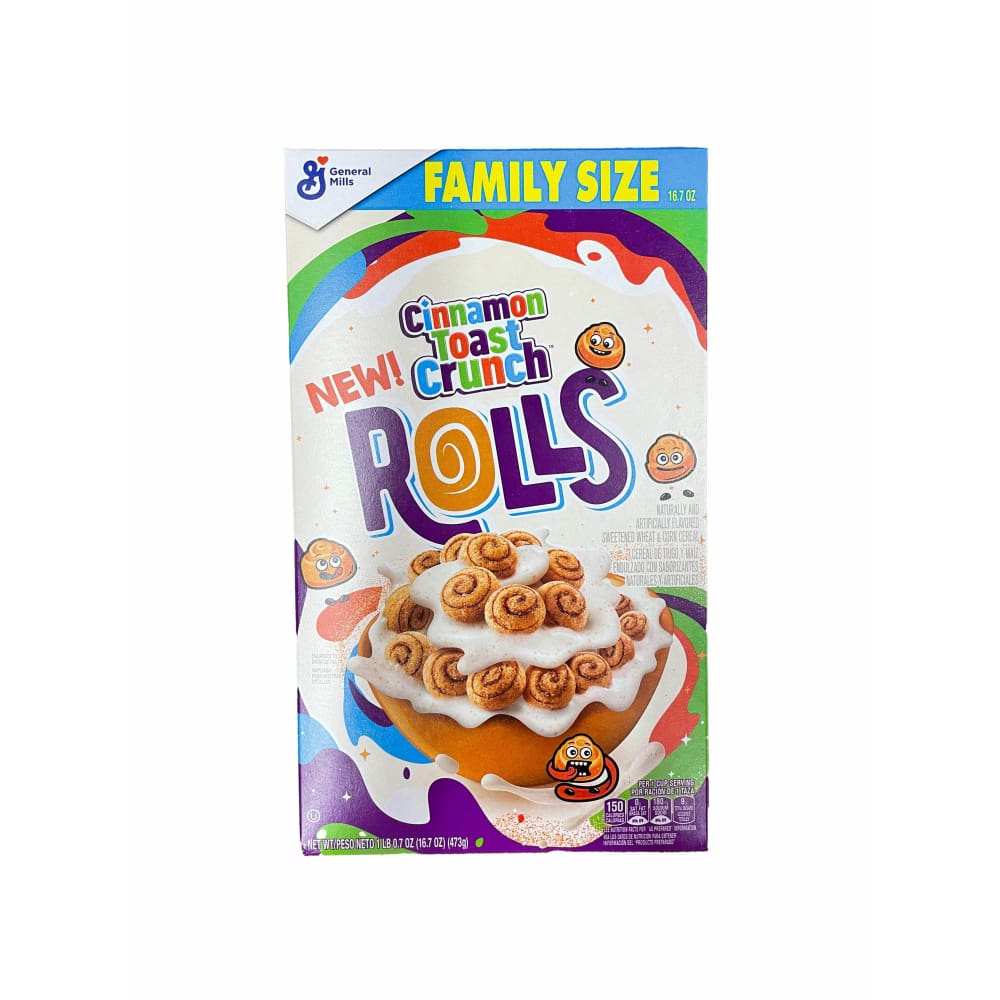Cinnamon Toast Crunch Cinnamon Toast Crunch Cinnaroll Breakfast Cereal, 16.7 OZ Family Size Cereal Box