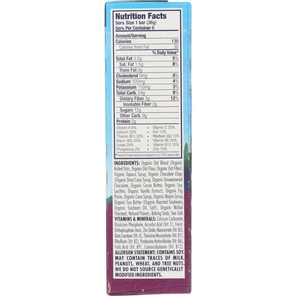 Clif Clif Kid Organic Zbar Chocolate Chip 6 Bars, 7.62 oz