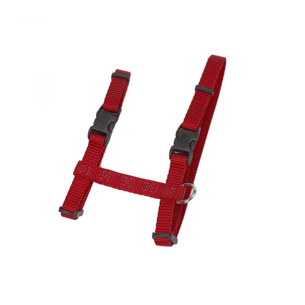 Coastal Figure H Adjustable Nylon Cat Harness Red 3/8 in x 10-18 in - Pet Supplies - Coastal