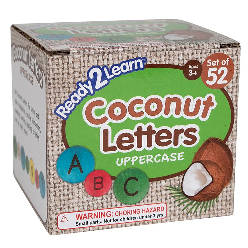 Coconut Letters Uppercase 52/St (Pack of 2) - Letter Recognition - Learning Advantage
