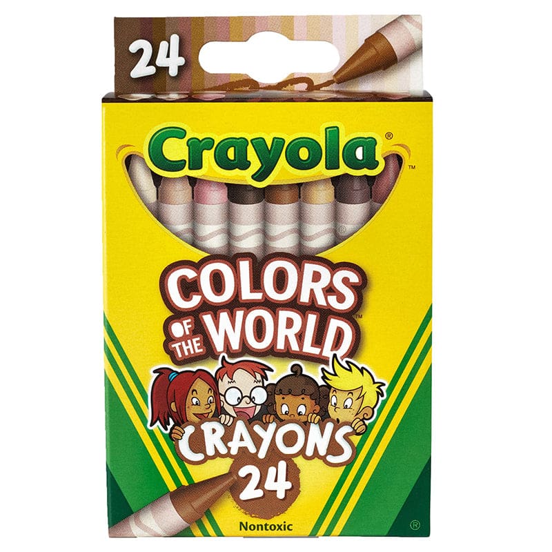 Colors Of The World Crayons 24Pk (Pack of 12) - Crayons - Crayola LLC