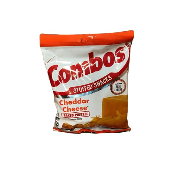 Combos Stuffed Snacks Cheddar Cheese Pretzels, 6.3 oz - ShelHealth.Com