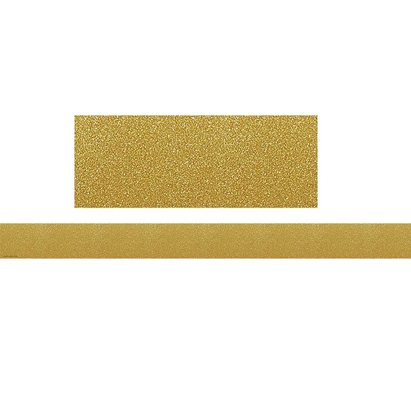 Confetti Gold Straight Border Trim (Pack of 10) - Border/Trimmer - Teacher Created Resources