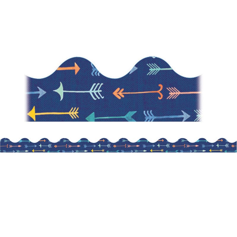 Confetti Splash Pointed Arrows Deco Trim (Pack of 12) - Border/Trimmer - Eureka