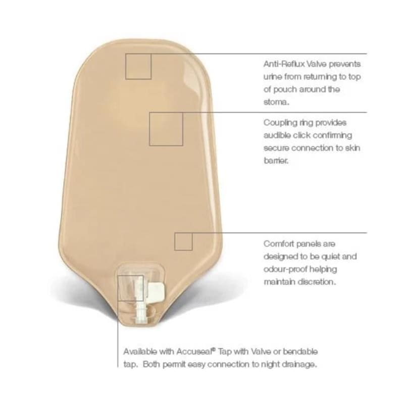 Convatec Sur-Fit Urostomy 1 3/4 With Accuseal Tap Box of 10 - Ostomy >> Barriers - Convatec