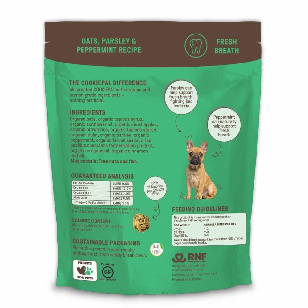 COOKIE PAL Cookie Pal Pet Treat Fresh Breath, 9 Oz