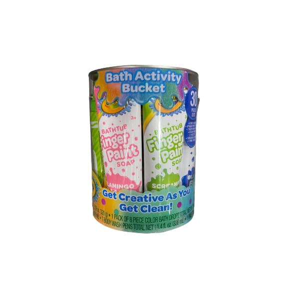 Crayola Bath Activity Bucket, Variety Pack, 30 Count