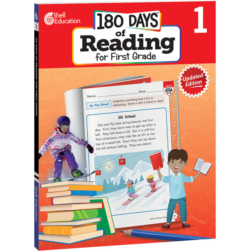180 Days Of Reading 2Nd Ed Grade 1 (Pack of 2)