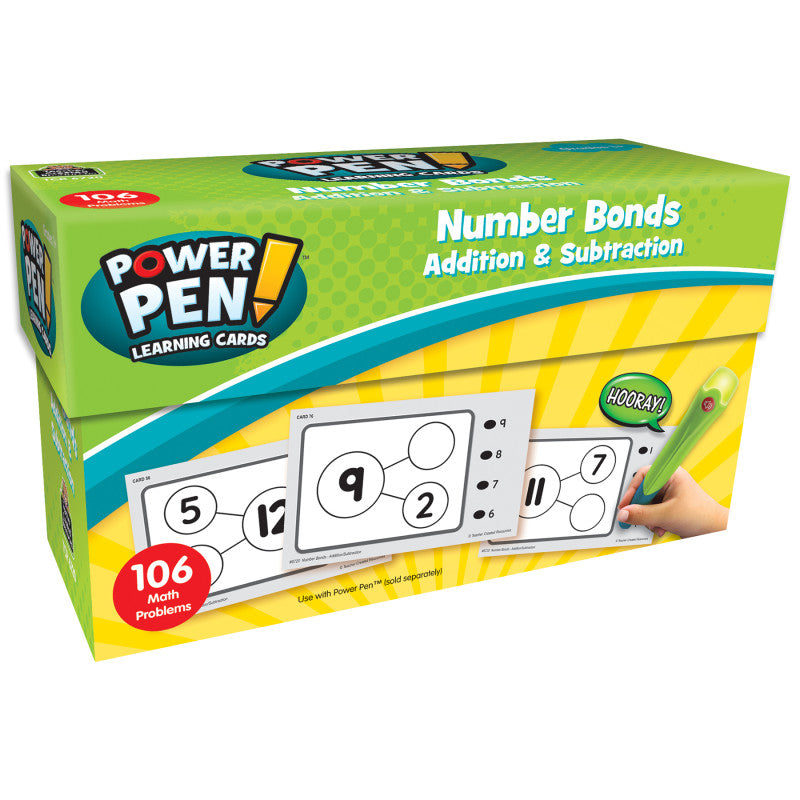 Add & Subtraction Power Pen Cards (Pack of 6)