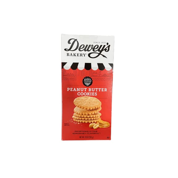 Dewey's Bakery Peanut Butter Cookies, 20 oz. ShelHealth