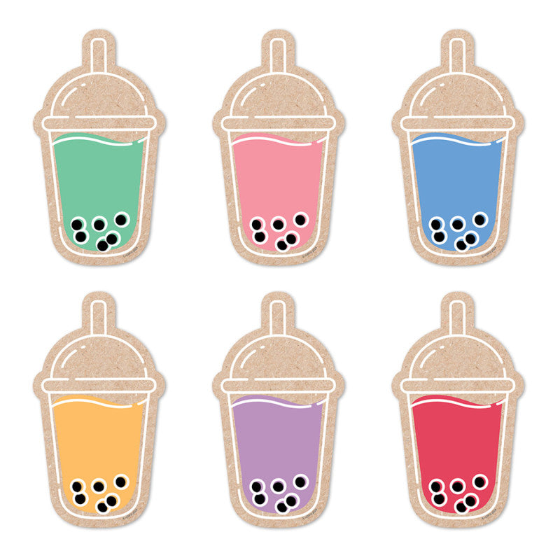 Boba Cups Krafty Pop 6In Cut Outs Krafty Pop (Pack of 6)