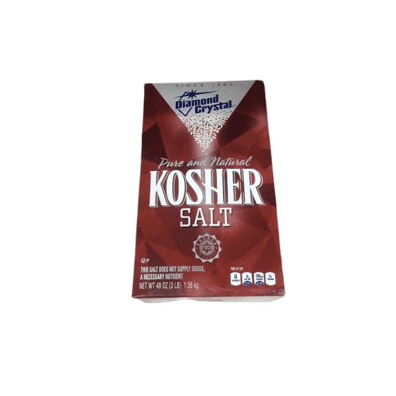 Diamond Crystal Kosher Salt, 3 lbs - ShelHealth.Com