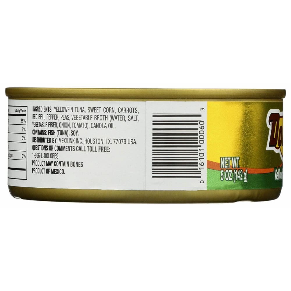 DOLORES Grocery > Pantry > Meat Poultry & Seafood DOLORES: Yellowfin Tuna Salad With Vegetables, 5 oz