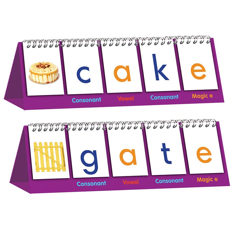 Doublesided Flip Stand Magic E Flip (Pack of 6) - Word Skills - Junior Learning