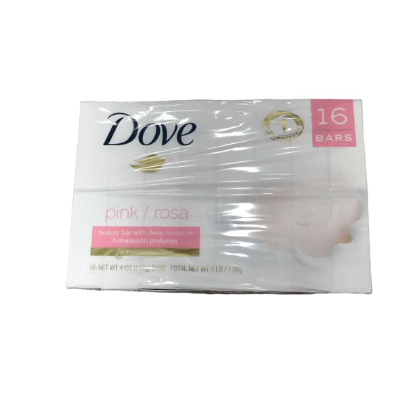 Dove Pink Beauty Bar, 16 pk./4 oz. - ShelHealth.Com