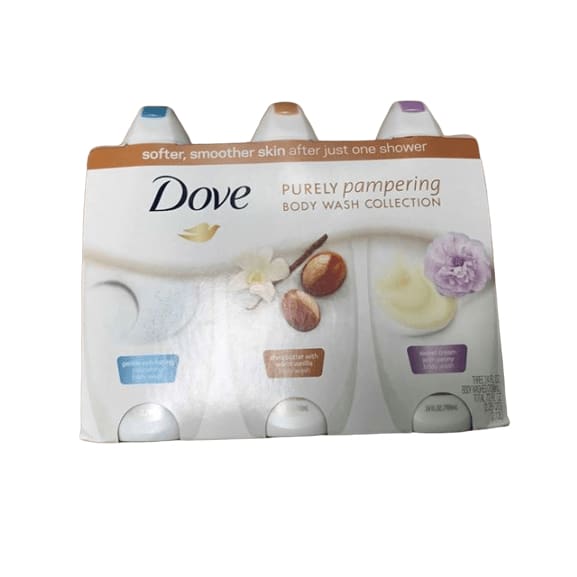 Dove Purely Pampering Body Wash Variety Pack, 3 ct./24 oz. ShelHealth
