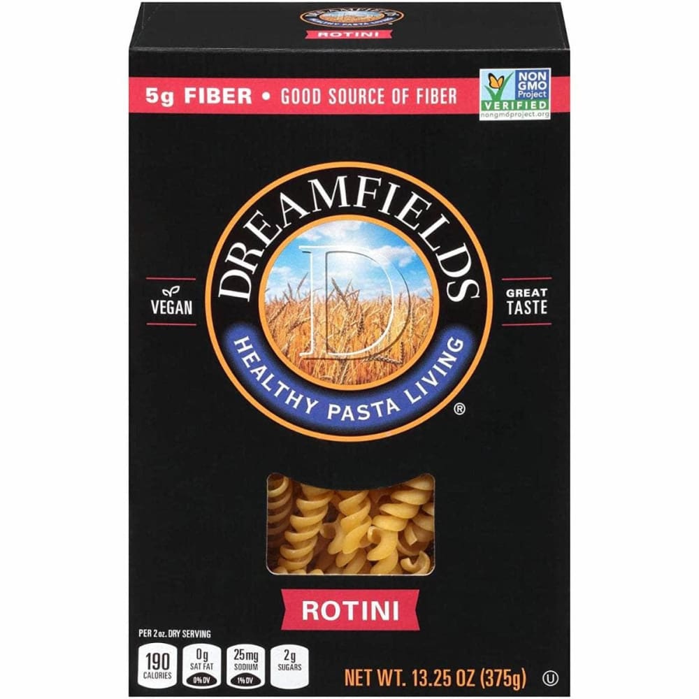 DREAMFIELDS Grocery > Meal Ingredients > Noodles & Pasta DREAMFIELDS: Rotini Pasta, 13.25 oz