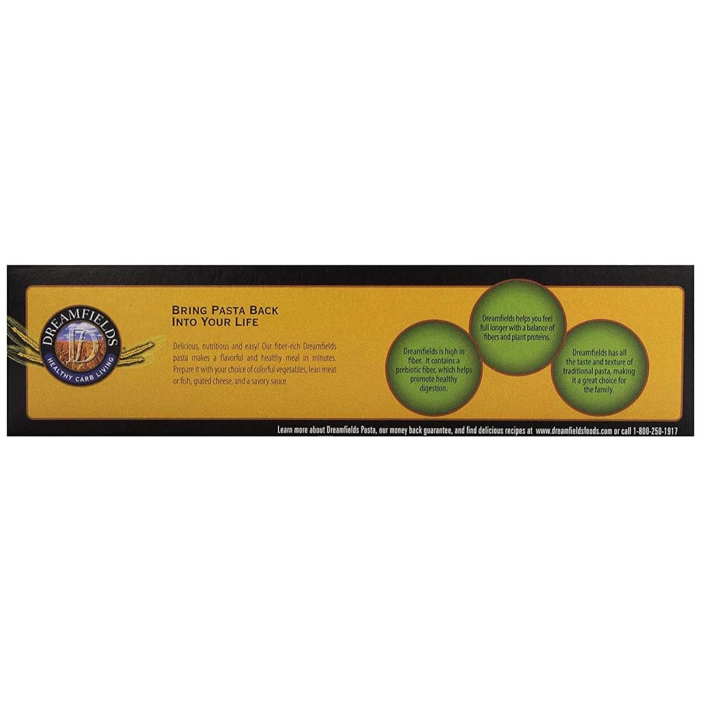 DREAMFIELDS Grocery > Meal Ingredients > Noodles & Pasta DREAMFIELDS: Spaghetti Pasta, 13.25 oz