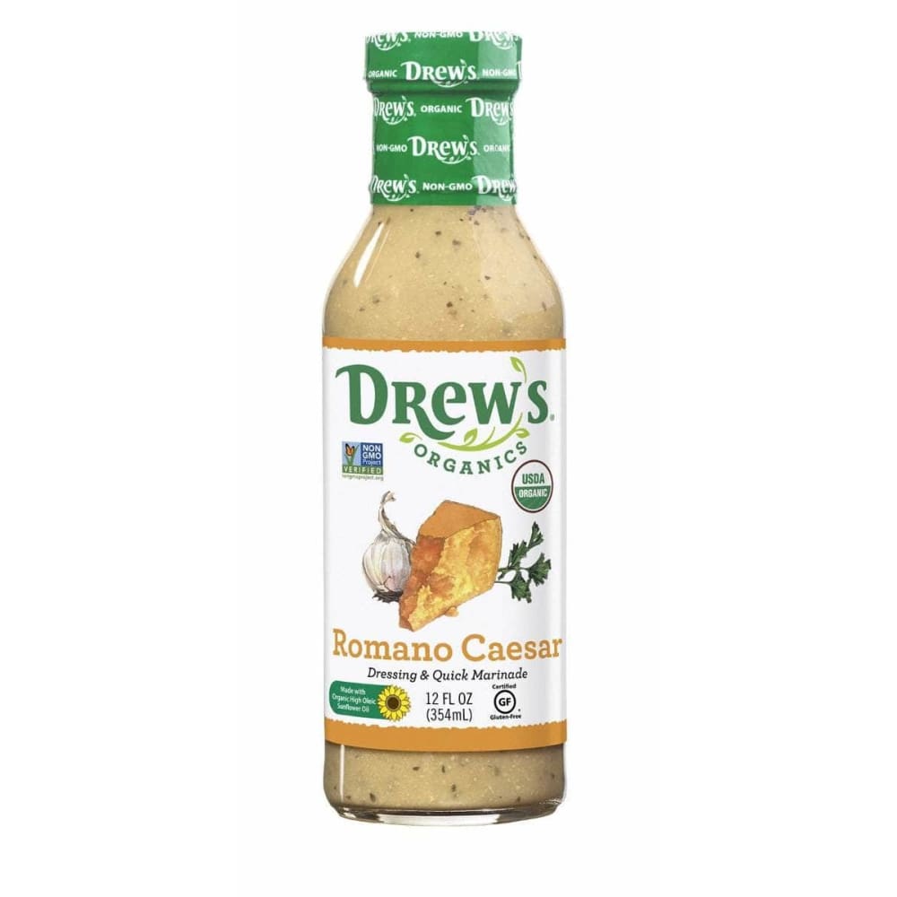 Drews Organics Drews Romano Caesar Organic Dressing, 12 oz