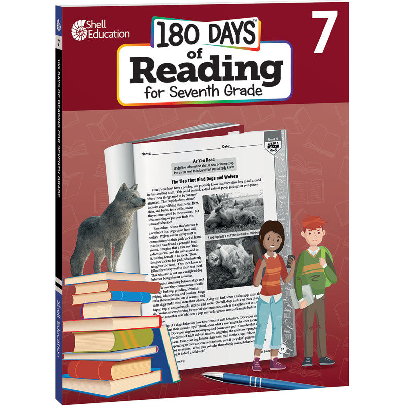 180 Days Of Reading 2Nd Ed Grade 7 (Pack of 2)