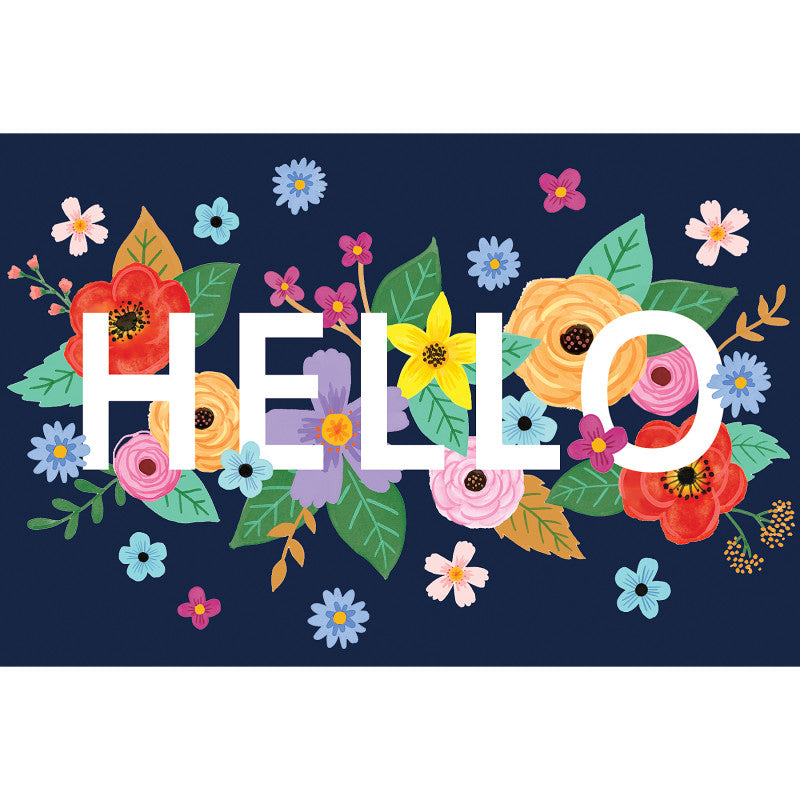 Wildflowers Hello Postcards (Pack of 10)