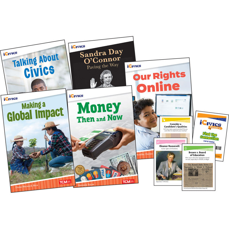 Icivic Gr5 Community & Social Aware 5 Book Set & Game Cards