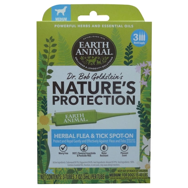 Earth Animal Dog Nupro Spot-On Flea and Tick Medium - Pet Supplies - Earth Animal