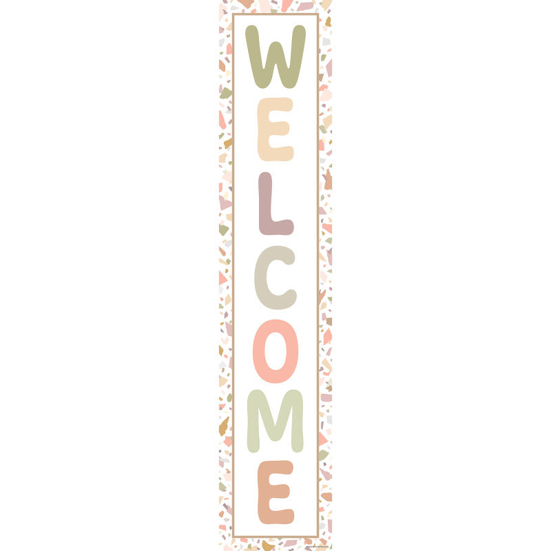 Terrazzo Tones Welcome Banner (Pack of 10)