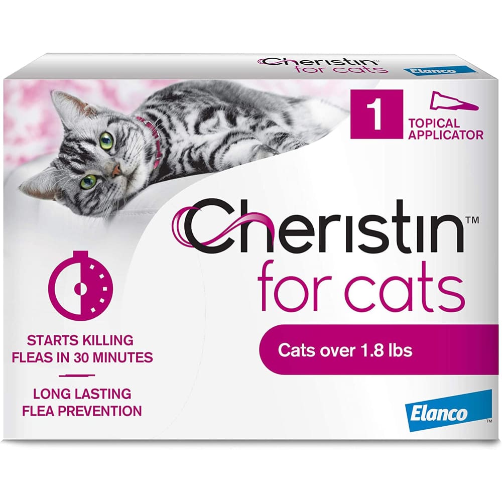 Elanco Cat Cheristin Flea Treatment Single Dose Elanco-Bayer - Pet Supplies - Elanco