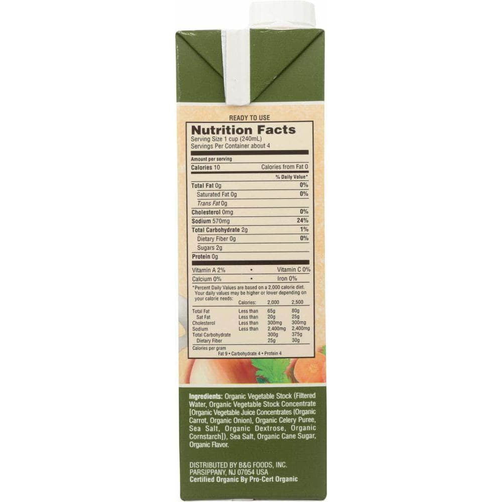 Emerils Emeril's Organic Vegetable Stock, 32 oz