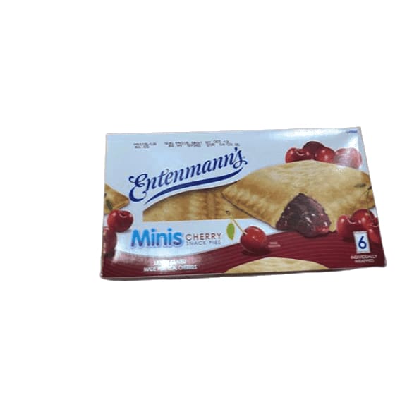 Entenmann's Minis Cherry Snack Pies, Lightly Glazed, 12 oz - ShelHealth.Com