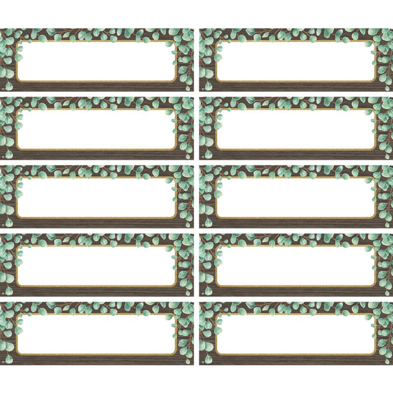 Eucalyptus Labels Magnetic Accents (Pack of 6) - Whiteboard Accessories - Teacher Created Resources