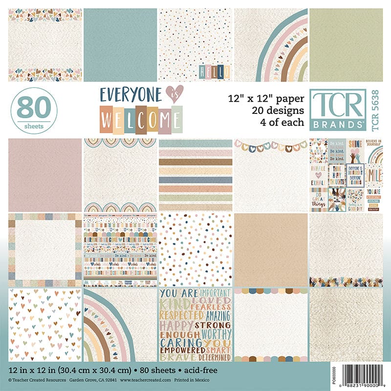 Everyone Is Welcome Project Paper (Pack of 2) - Craft Paper - Teacher Created Resources