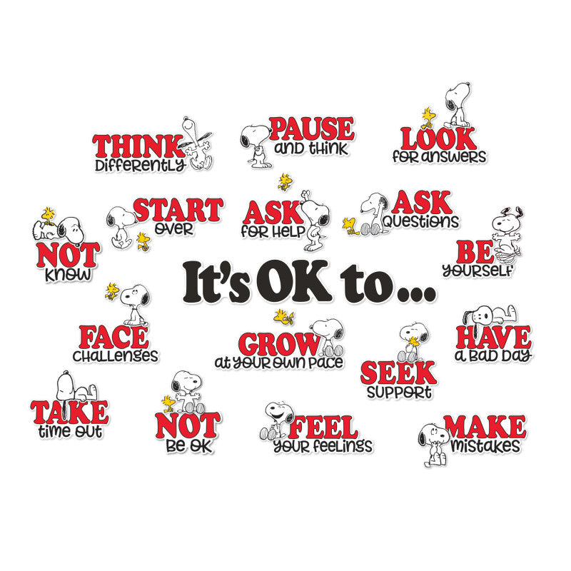 Peanuts Snoopy Its Ok To Bbs (Pack of 3)