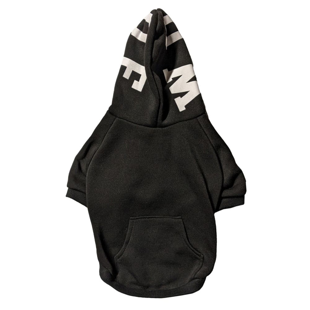 Fashion Pet Cosmo Woof Hoodie Black Extra Large - Pet Supplies - Fashion Pet