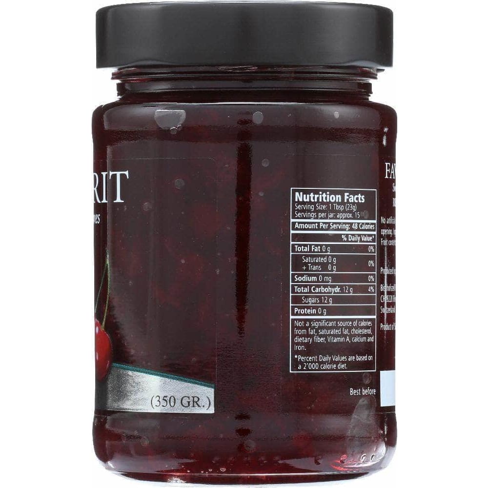 Favorit Favorit Preserve Red Cherry, 12.3 oz