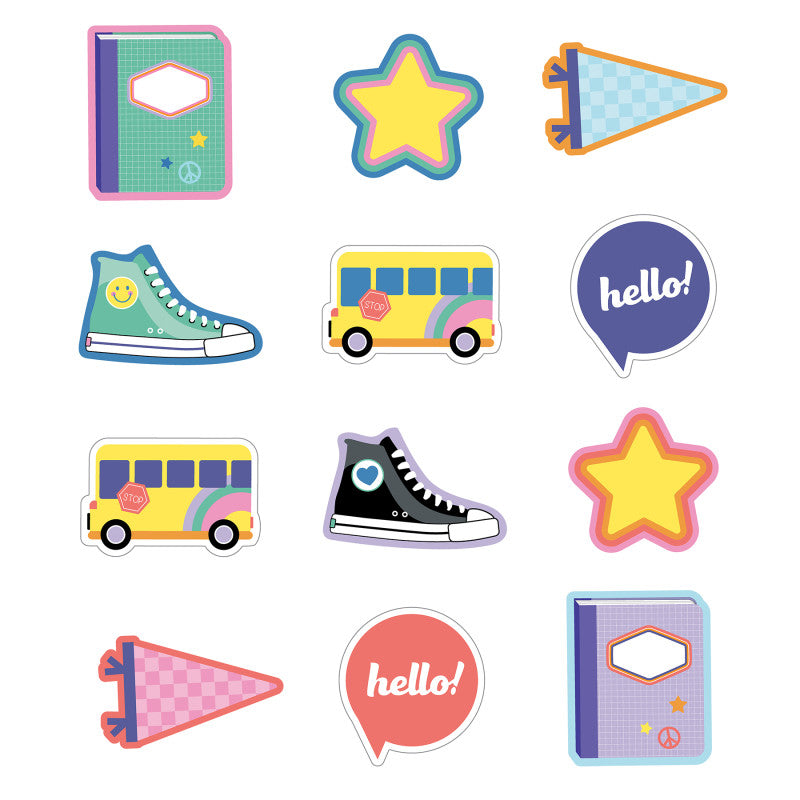 We Stick Hello School Cutouts Together (Pack of 8)