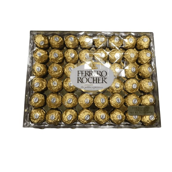 Ferrero Rocher Fine Hazelnut Chocolates, 21.1 Oz, 48 Count - ShelHealth.Com