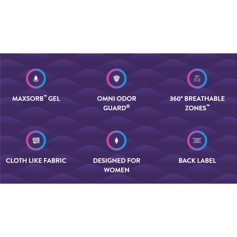 First Quality Per-Fit Underwear For Women Med 34-36 Box of G20 (Pack of 2) - Incontinence >> Briefs and Diapers - First Quality