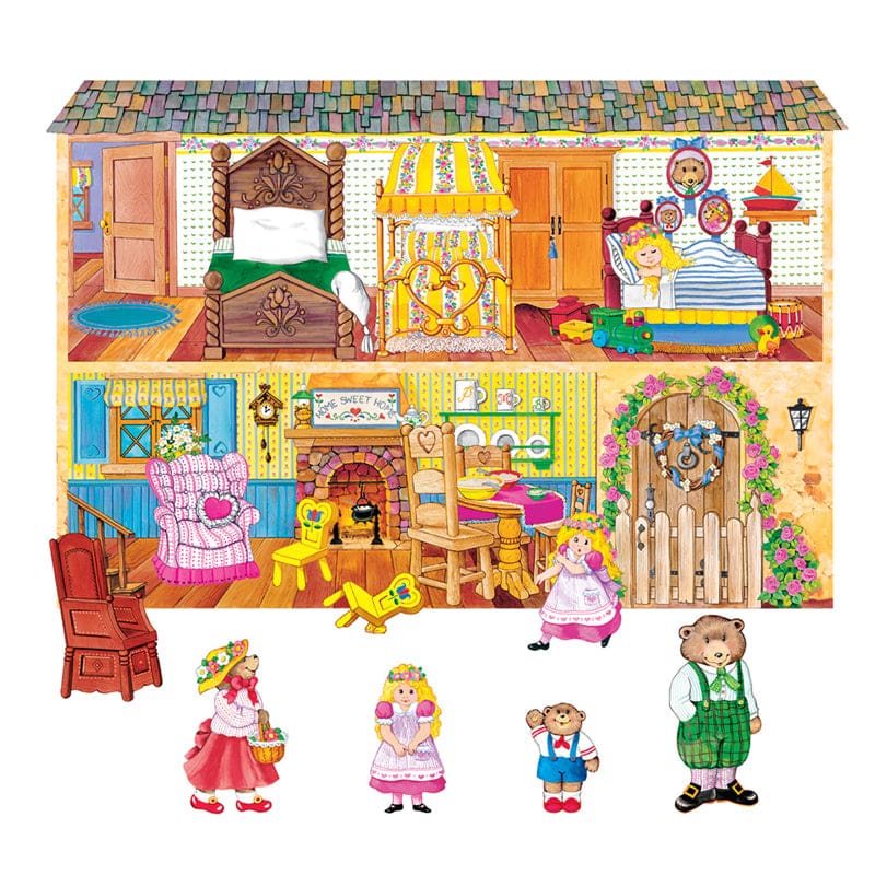 Flannelboards Goldilocks & The Thee Bears Pre-Cut (Pack of 2) - Flannel Boards - Little Folk Visuals