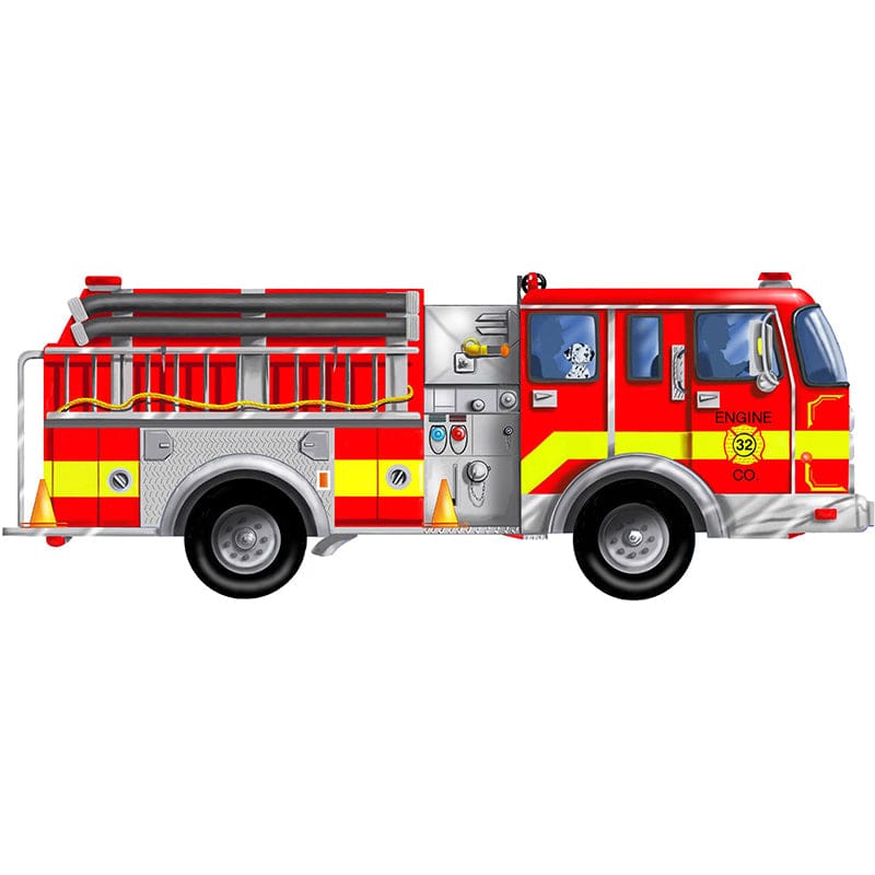 Floor Puzzle Giant Fire Truck (Pack of 2) - Floor Puzzles - Melissa & Doug