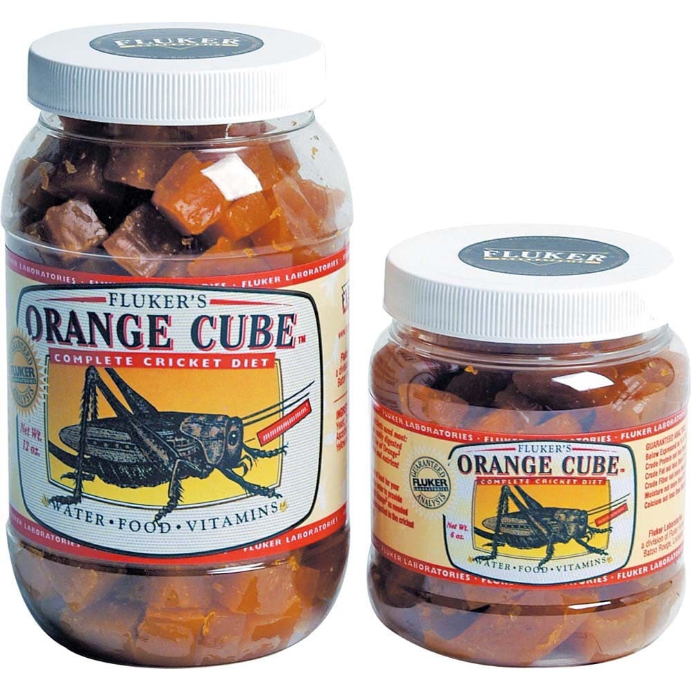 Fluker’s Orange Cube Complete Cricket Diet 6 oz - Pet Supplies - Fluker’s