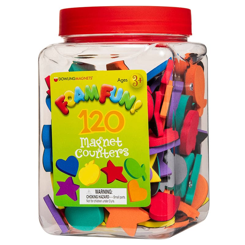Foam Fun Magnet Counters (Pack of 2) - Counting - Dowling Magnets