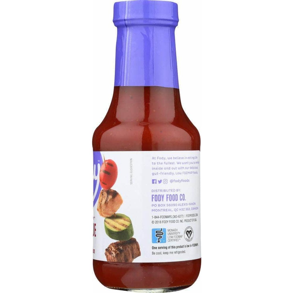 Fody Food Co Fody Food Co Bbq Sauce Original, 12 oz