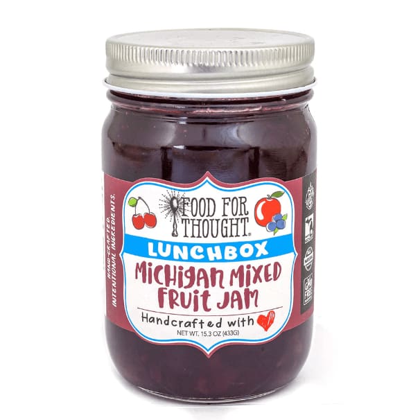 FOOD FOR THOUGHT Grocery > Pantry > Jams & Jellies FOOD FOR THOUGHT: Michigan Mixed Fruit Jam, 15.3 oz