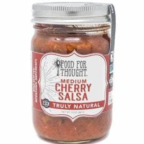 FOOD FOR THOUGHT Grocery > Pantry > Dips FOOD FOR THOUGHT: Salsa Medium Cherry, 13 oz