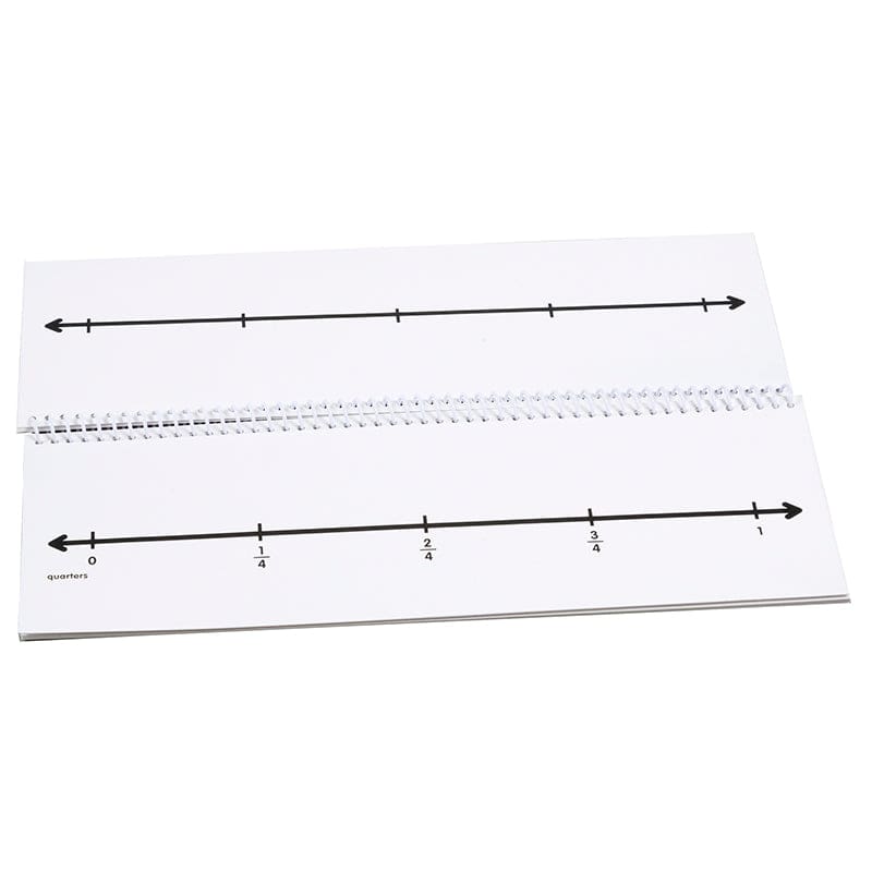 Fraction Number Line Flip Book (Pack of 6) - Fractions & Decimals - Didax