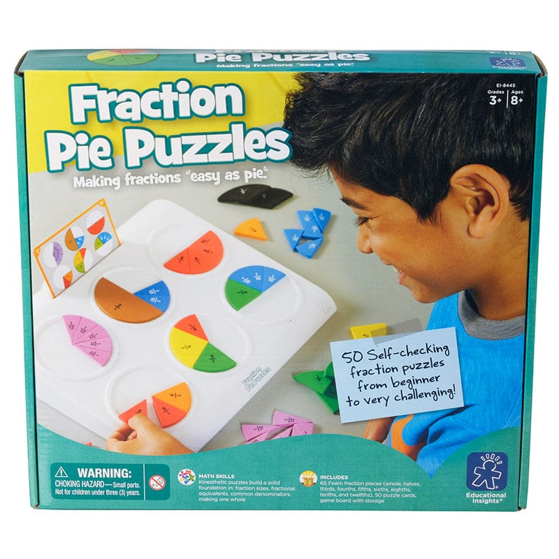 Fraction Pie Puzzles - Puzzles - Learning Resources