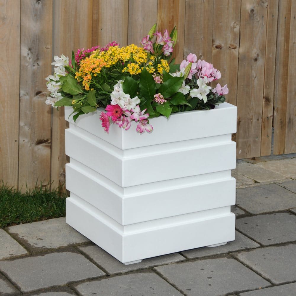 Freeport 18 Planter - White - Flower Beds & Planters - Freeport