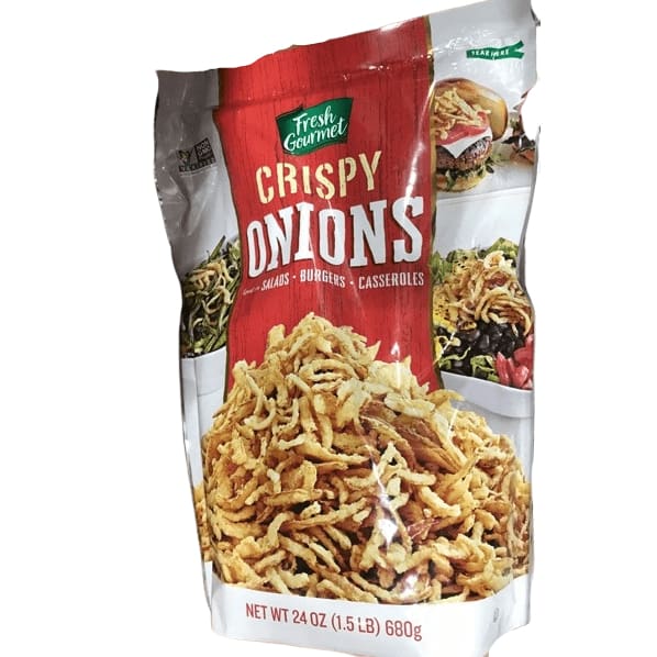 Fresh Gourmet Crispy Onions, 24 Ounce - ShelHealth.Com
